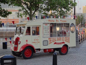 Ice Cream Van rules and regulations - Shows a local ice cream van
