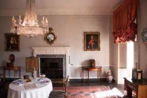 Shows the classic interior of a listed property
