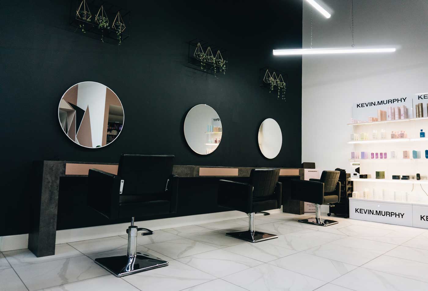 Opening a salon - Shows a stylish salon interior