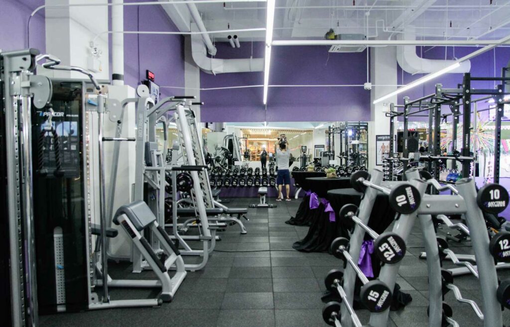 shows an image of anytime fitness gym - gym insurance