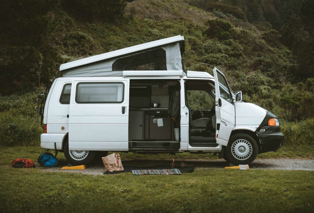 Converted campervan insurance - Shows refurbished sleeper van
